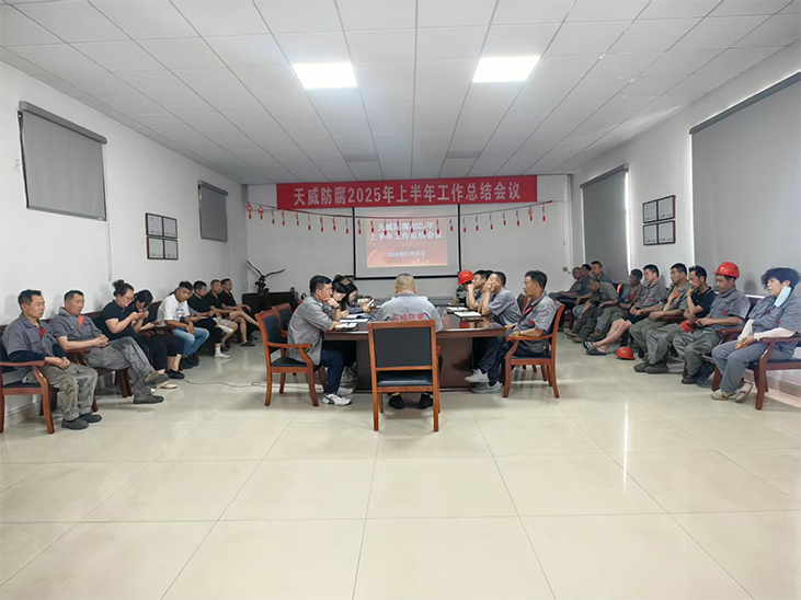 天威防腐2025年上半年總結(jié)會議